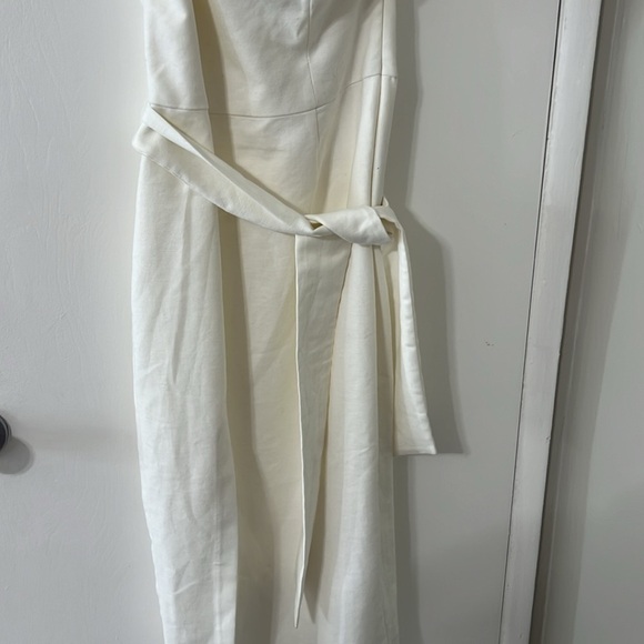 Finders Keepers Francis One-Shoulder Belted Midi Dress Sz 6 — NWT, Side Zip, Eve - Picture 6 of 13